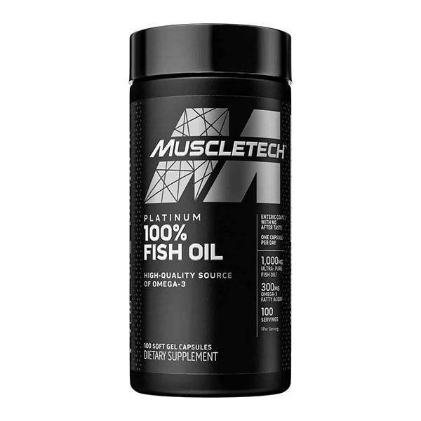 Muscletech Platinum 100% Omega3 Fish Oil 100 Caps